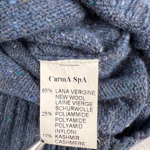 Vintage JC De Castelbajac Donald Duck Wool Cashmere Zip Sweater Men's Size 50 L - Picture 8 of 9